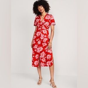 Cutout Midi Shirt Dress for Women